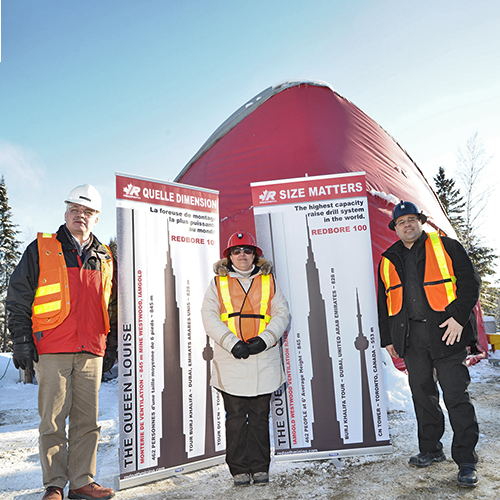 Image du projet - Mine Westwood - Le plus grand trou jamais for&eacute; en Am&eacute;rique du Nord